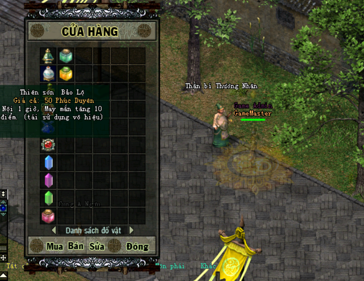 NPC Thần bí Thương Nhân